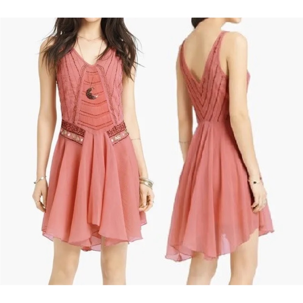Free People Crinkle Chiffon Dress